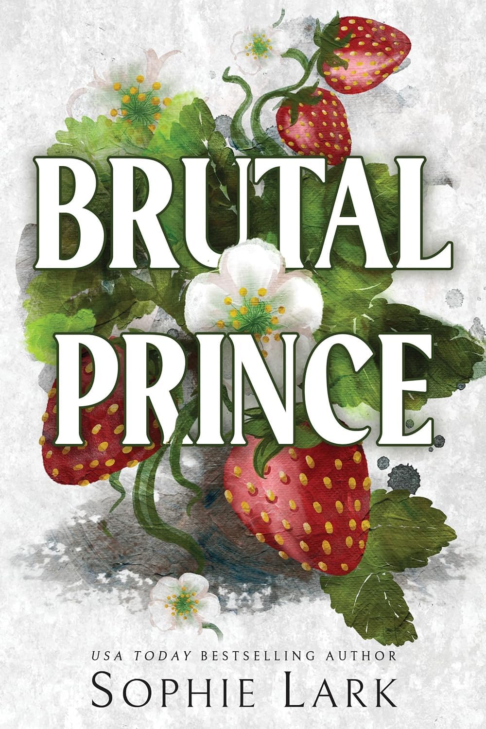 Close-up of Brutal Prince and Stolen Heir paperback covers from the Brutal Birthright series by Sophie Lark