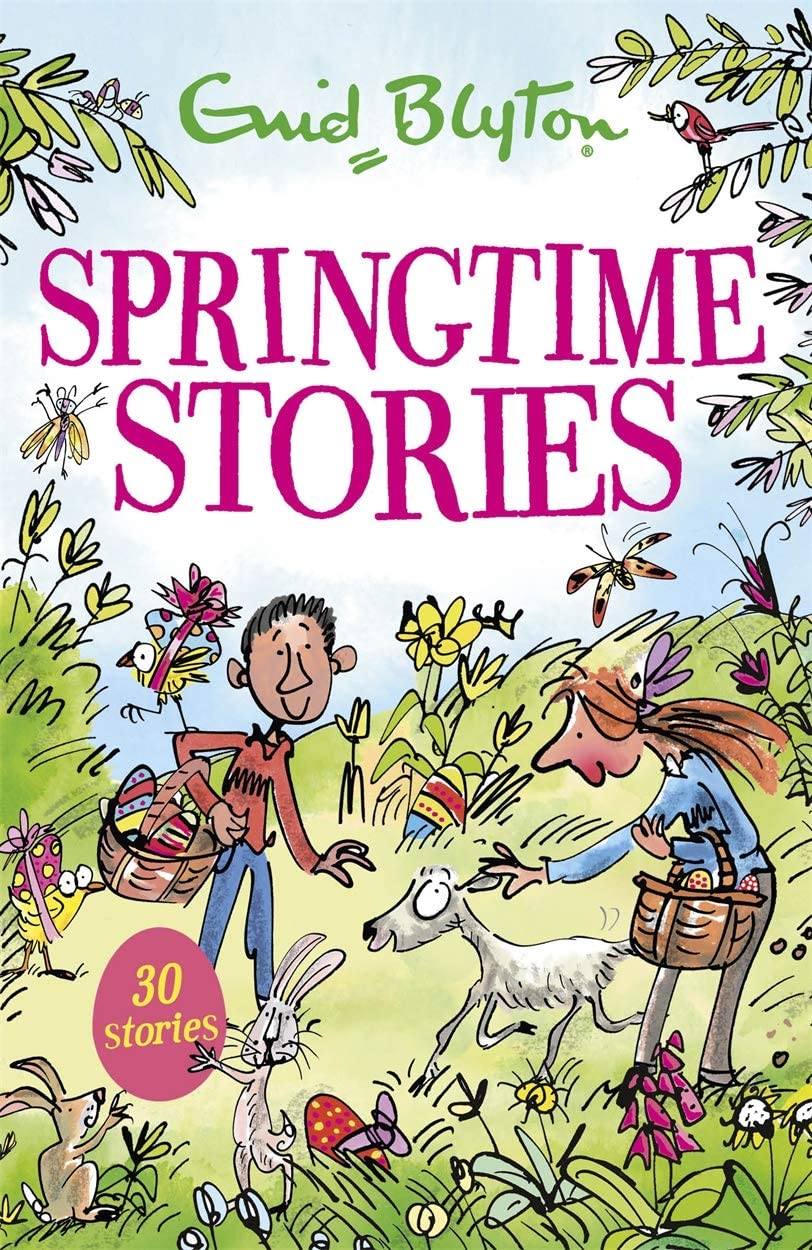 Springtime Stories and Summer Stories paperback covers from the Enid Blyton short story set