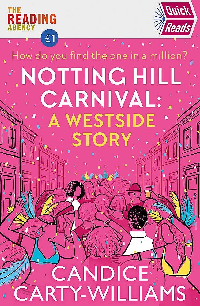 Both paperback books, Queenie and Notting Hill Carnival: A West Side Story, shown together in the 2 book collection