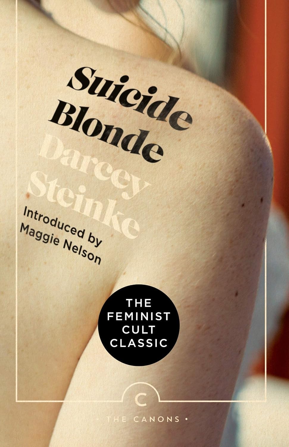Cover detail of Suicide Blonde paperback alongside the complete Canons 5 book collection set