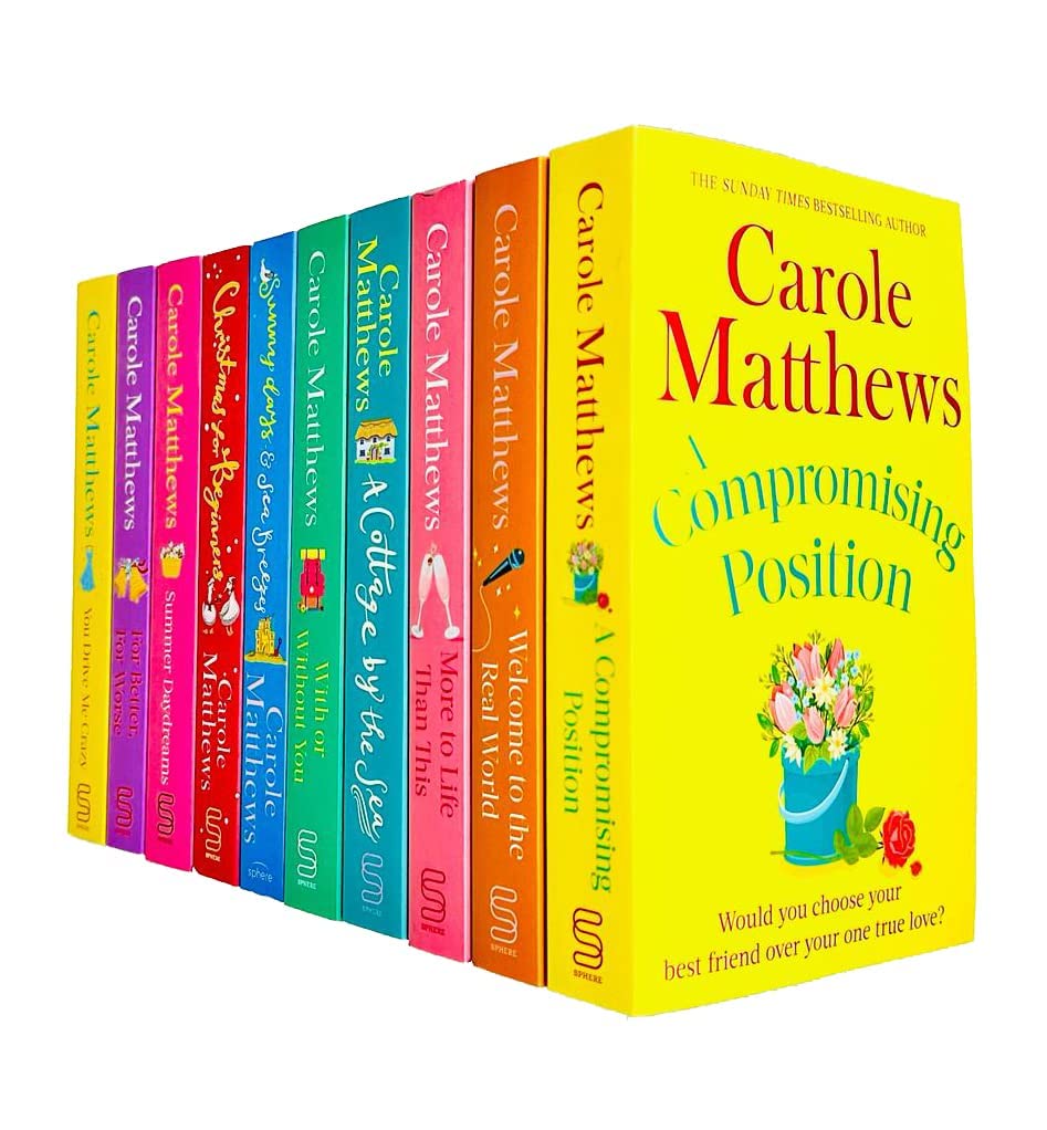 Front cover of Carole Matthews 10 Books Collection Set paperback fiction bundle
