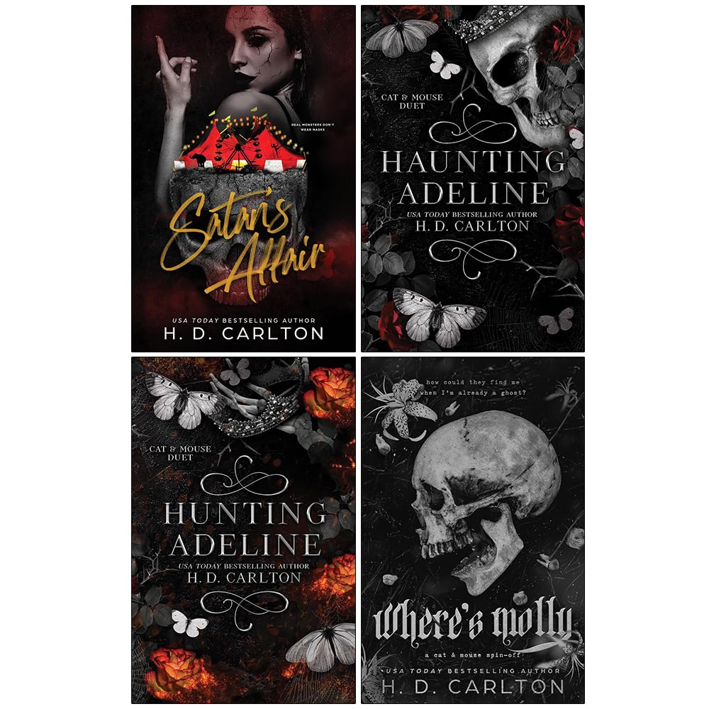 H.D. Carlton Cat and Mouse 4 books collection set paperback front cover
