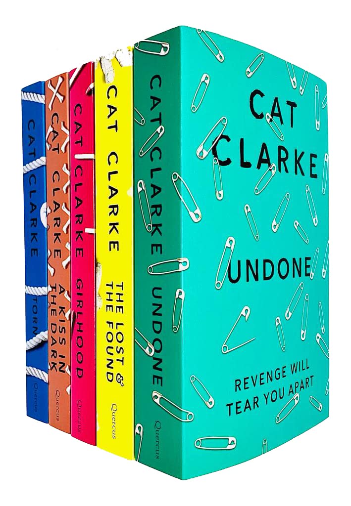 front covers of all five books in the Cat Clarke 5 Books Collection Set fanned out