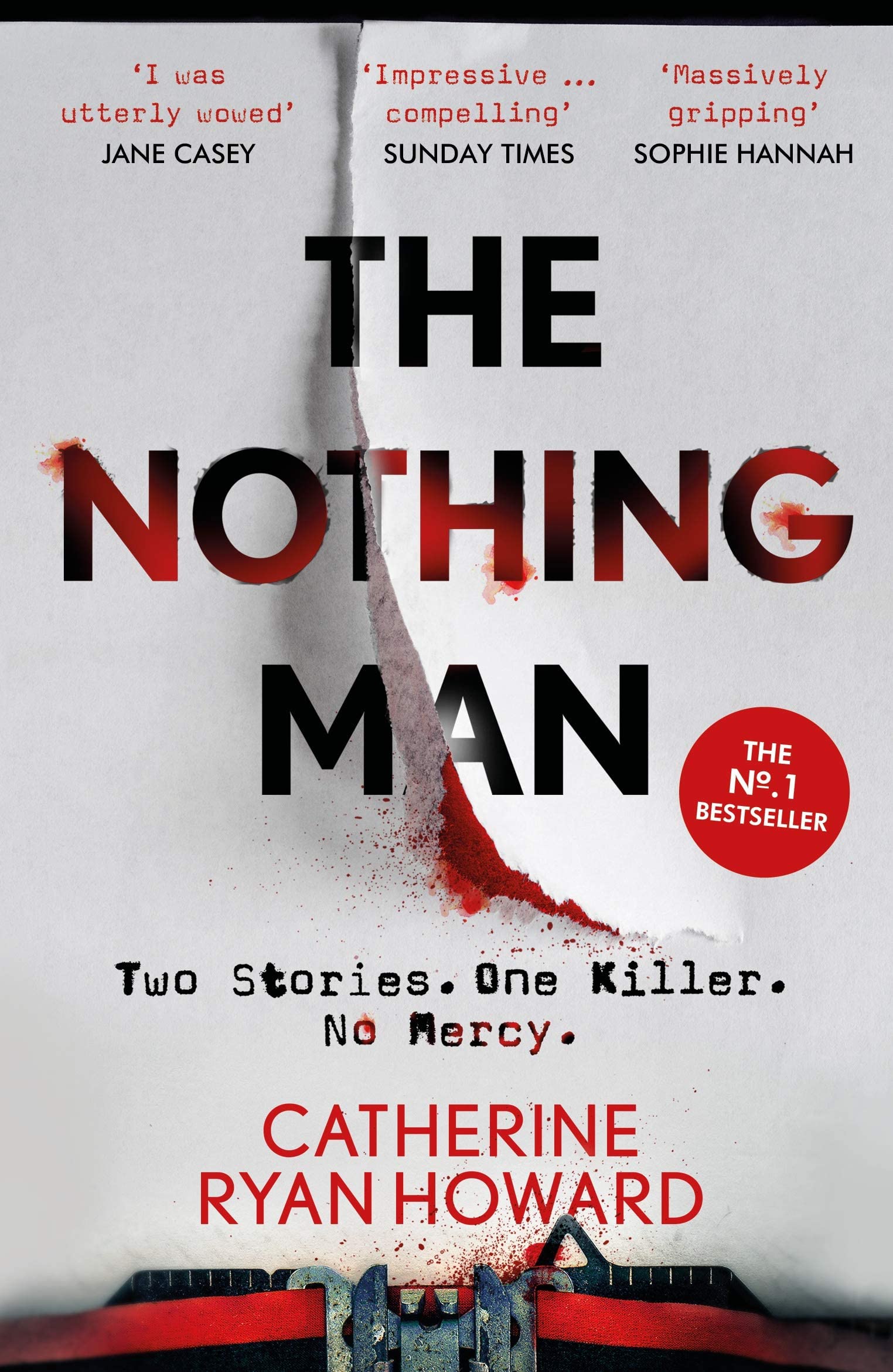 Back cover of Catherine Ryan Howard 2 Books Collection Set showing synopsis for The Nothing Man and 56 Days paperbacks