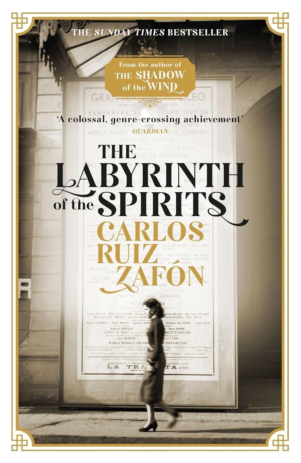 Close-up of The Prisoner of Heaven and The Labyrinth of the Spirits paperback covers from the set