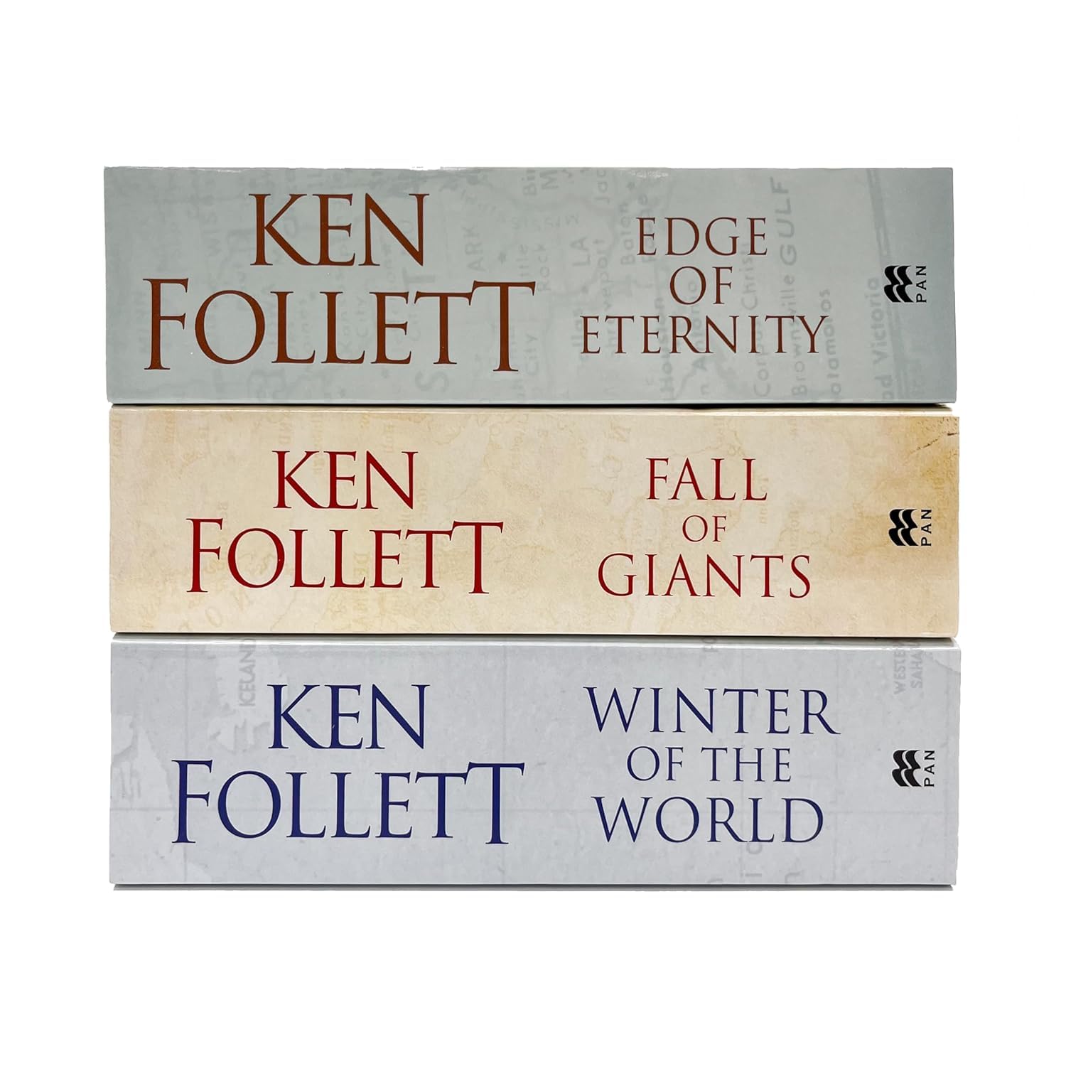 Century Trilogy 3-book paperback set stacked showing spines and cover titles