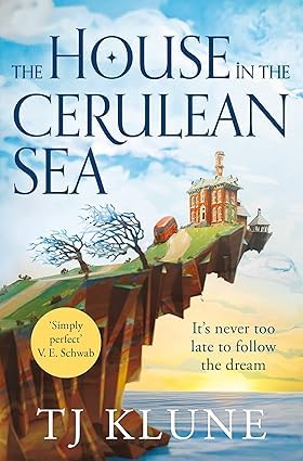 Back cover detail of the Cerulean Chronicles paperback set by TJ Klune with synopsis and reviews