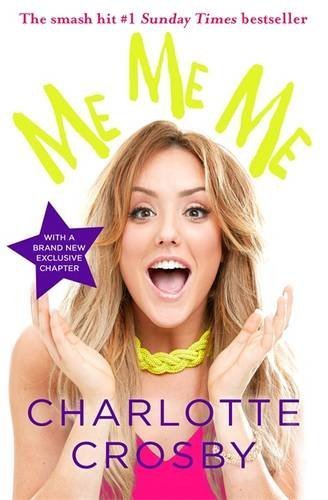 Close-up cover of ME ME ME paperback memoir by Charlotte Crosby with back cover description