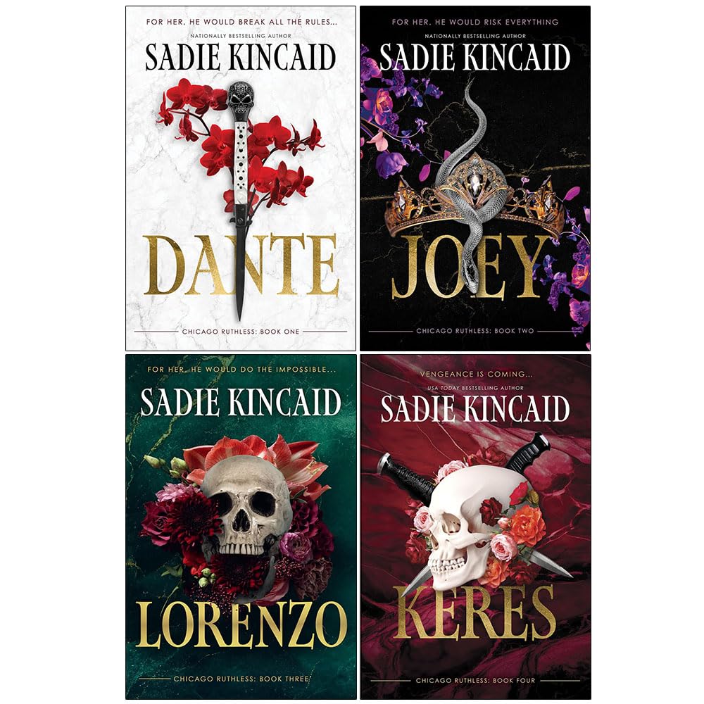Chicago Ruthless 4 book paperback collection set by Sadie Kincaid - front cover of Dante