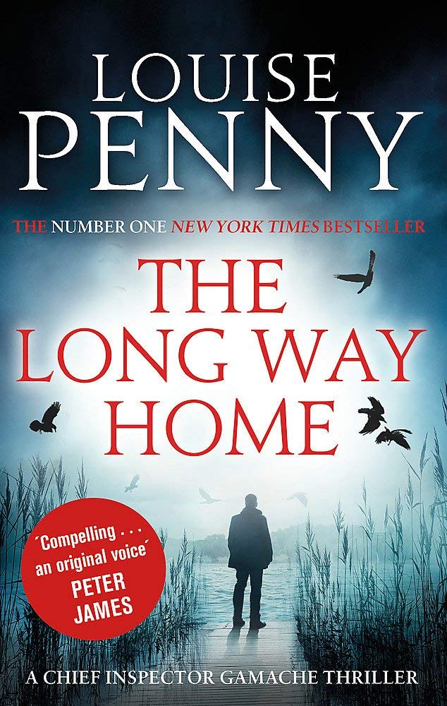 Overhead view of all five paperback books from the Chief Inspector Gamache Series 6-10 by Louise Penny, laid flat to show full cover art.