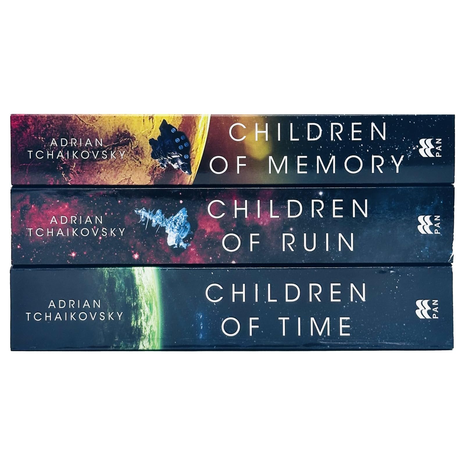 Front cover of Children of Ruin paperback, book two in the Children of Time science fiction series