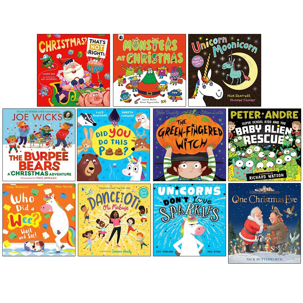 Front cover of the Children's Picture Books Collection 11 Books Set, full-color paperback story books for ages 3-5