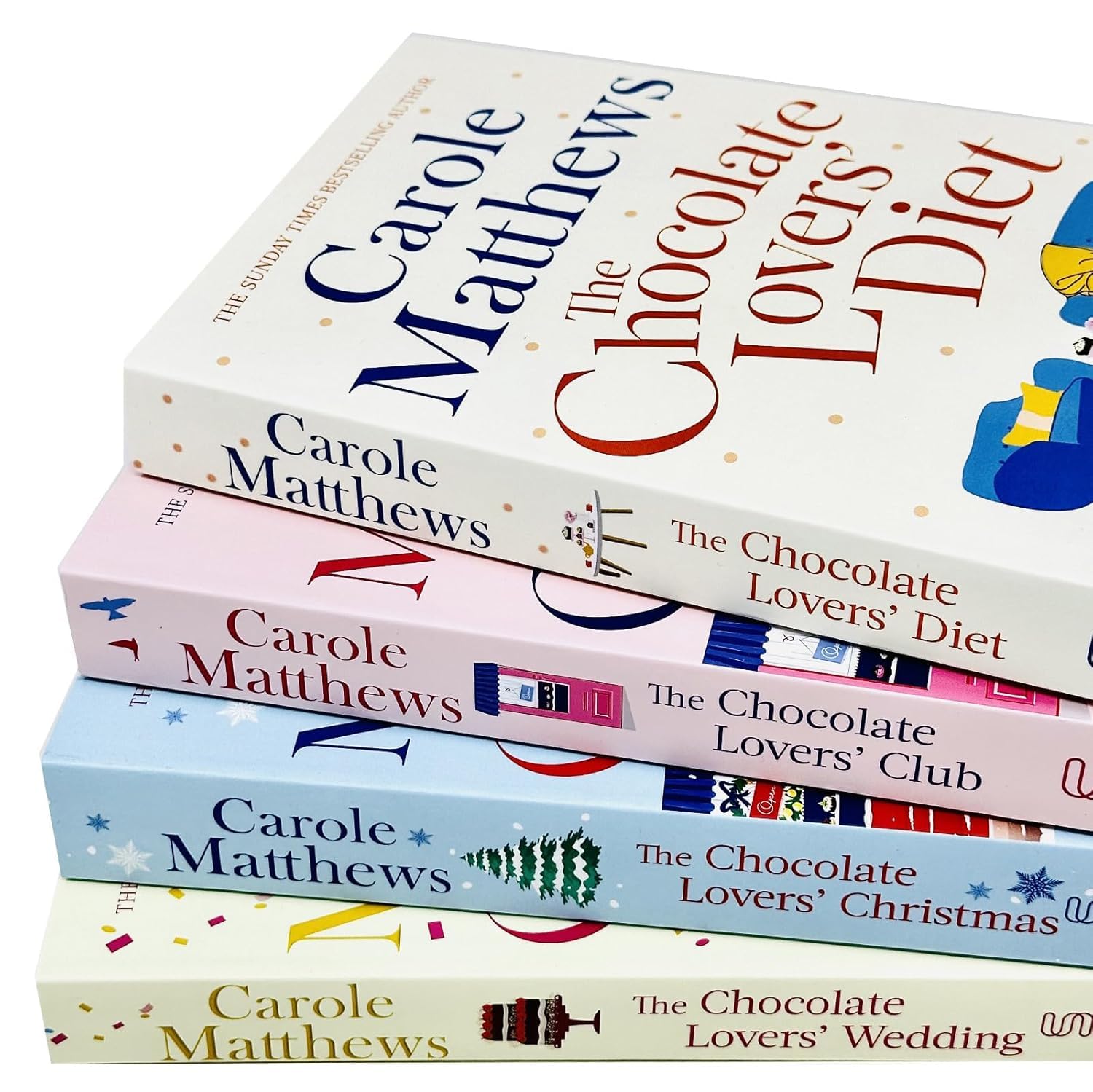 The Chocolate Lovers' Christmas by Carole Matthews paperback front cover