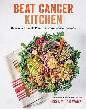 Front cover of Beat Cancer Daily paperback devotional by Chris Wark