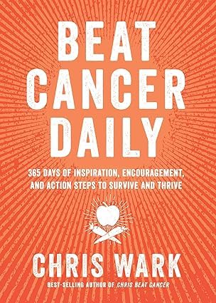 All three paperback books in the Chris Wark Beat Cancer collection set displayed together
