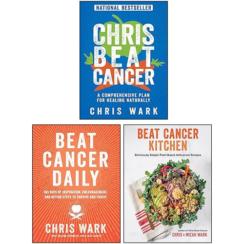 Front cover of Chris Beat Cancer paperback by Chris Wark, part of the 3-book collection set