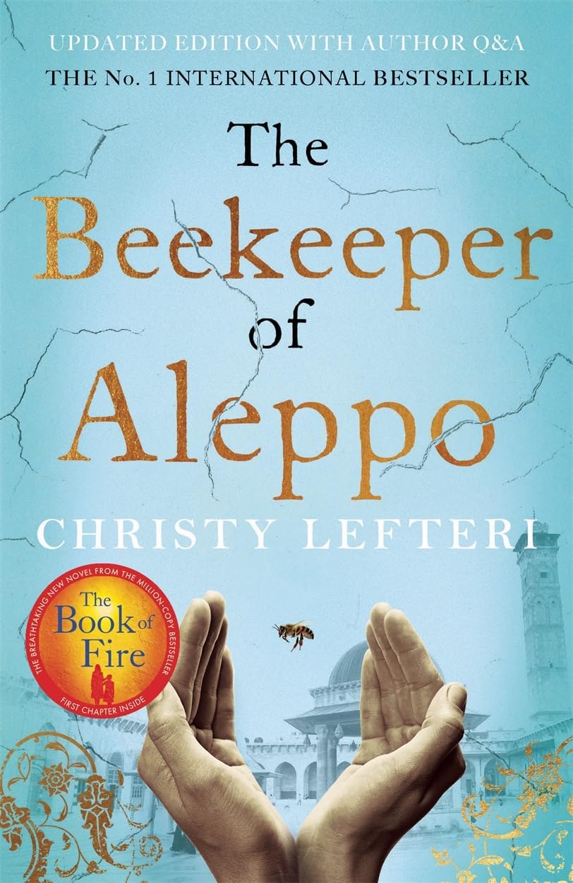 The Book of Fire paperback cover by Christy Lefteri, included in this 4 book fiction collection