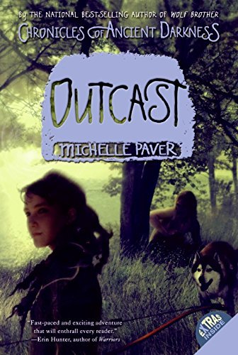 Chronicles of Ancient Darkness by Michelle Paver 8-book paperback set — spines lined up