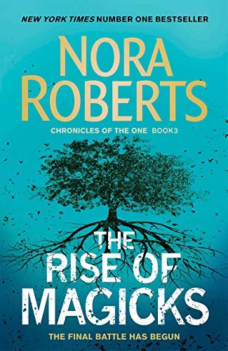 Chronicles of the One paperback trilogy by Nora Roberts stacked together showing spine and cover details.
