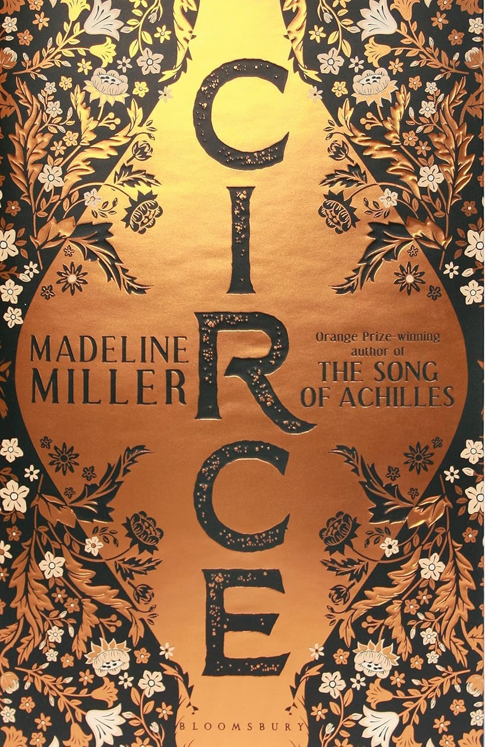 Both hardcover books from the Madeline Miller Circe and The Song of Achilles set fanned out to show spine and cover artwork.