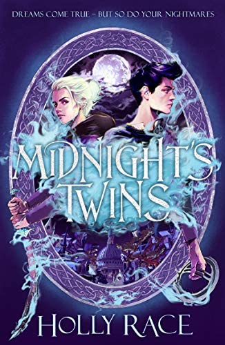A Midnight Dark & Golden by Holly Race - front cover of the third paperback in the City of Nightmares trilogy