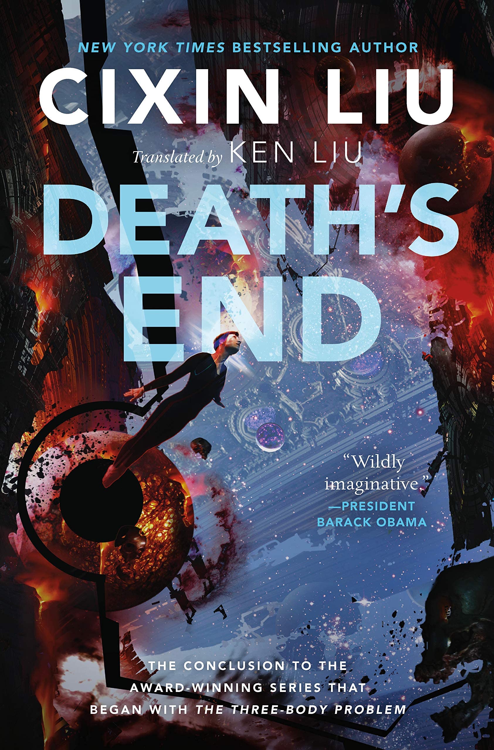 Ball Lightning and Supernova Era paperback covers from the Cixin Liu science fiction collection