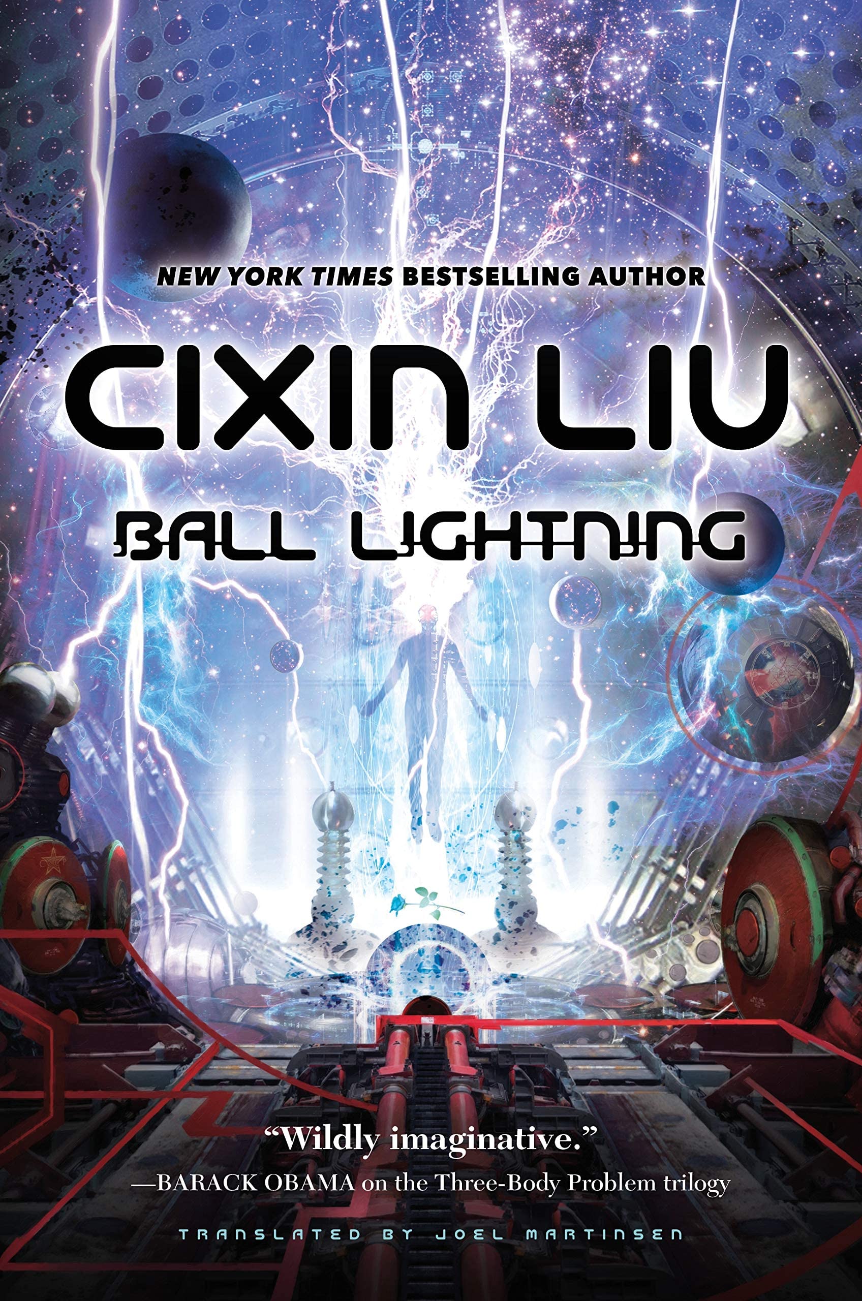 To Hold Up the Sky and The Wandering Earth paperback covers from the Cixin Liu 7-book set