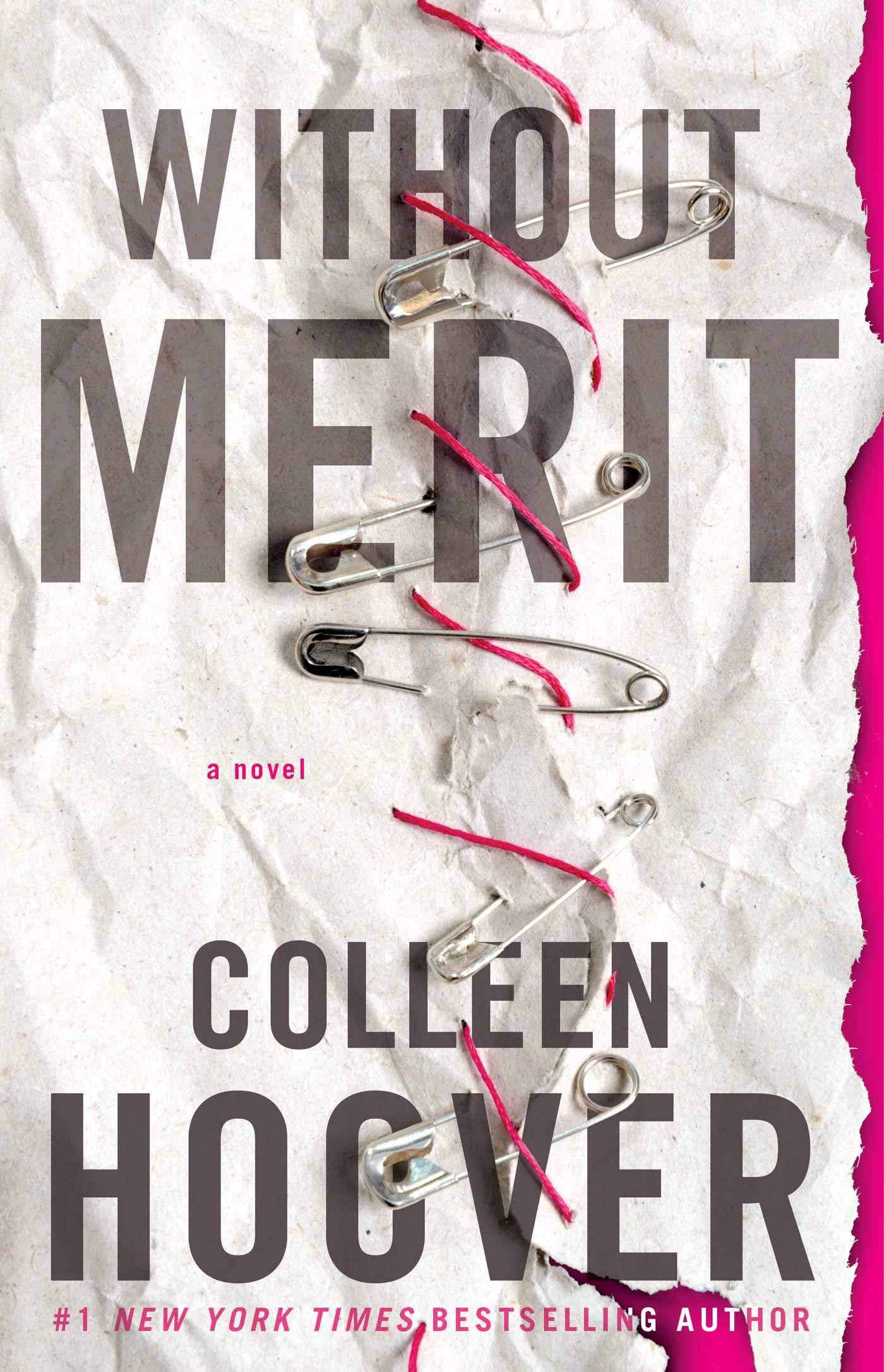 Back cover synopsis of the Colleen Hoover Without Merit and Never Never paperback set