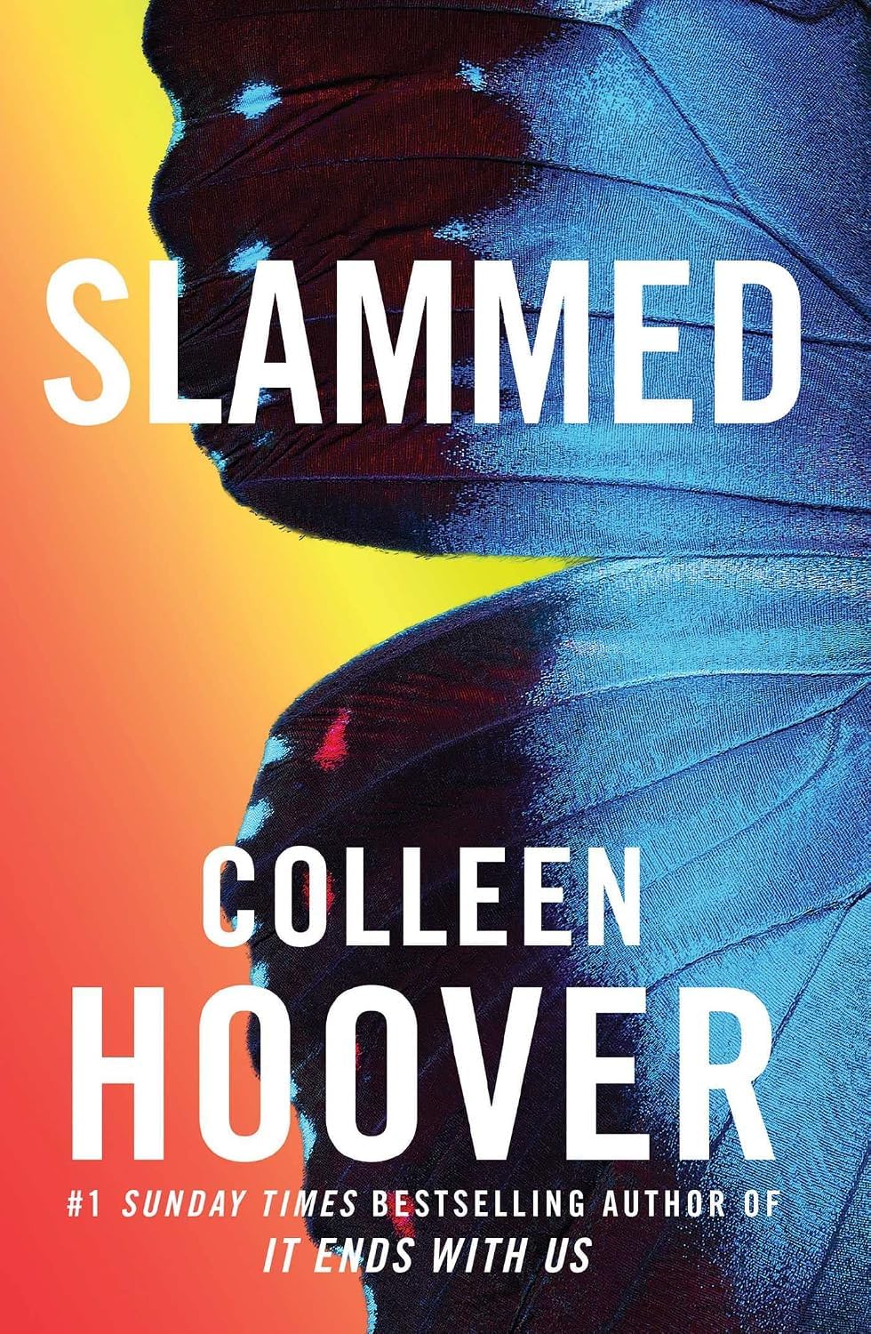 Full set of 12 Colleen Hoover paperback novels fanned out showing all book spines and covers