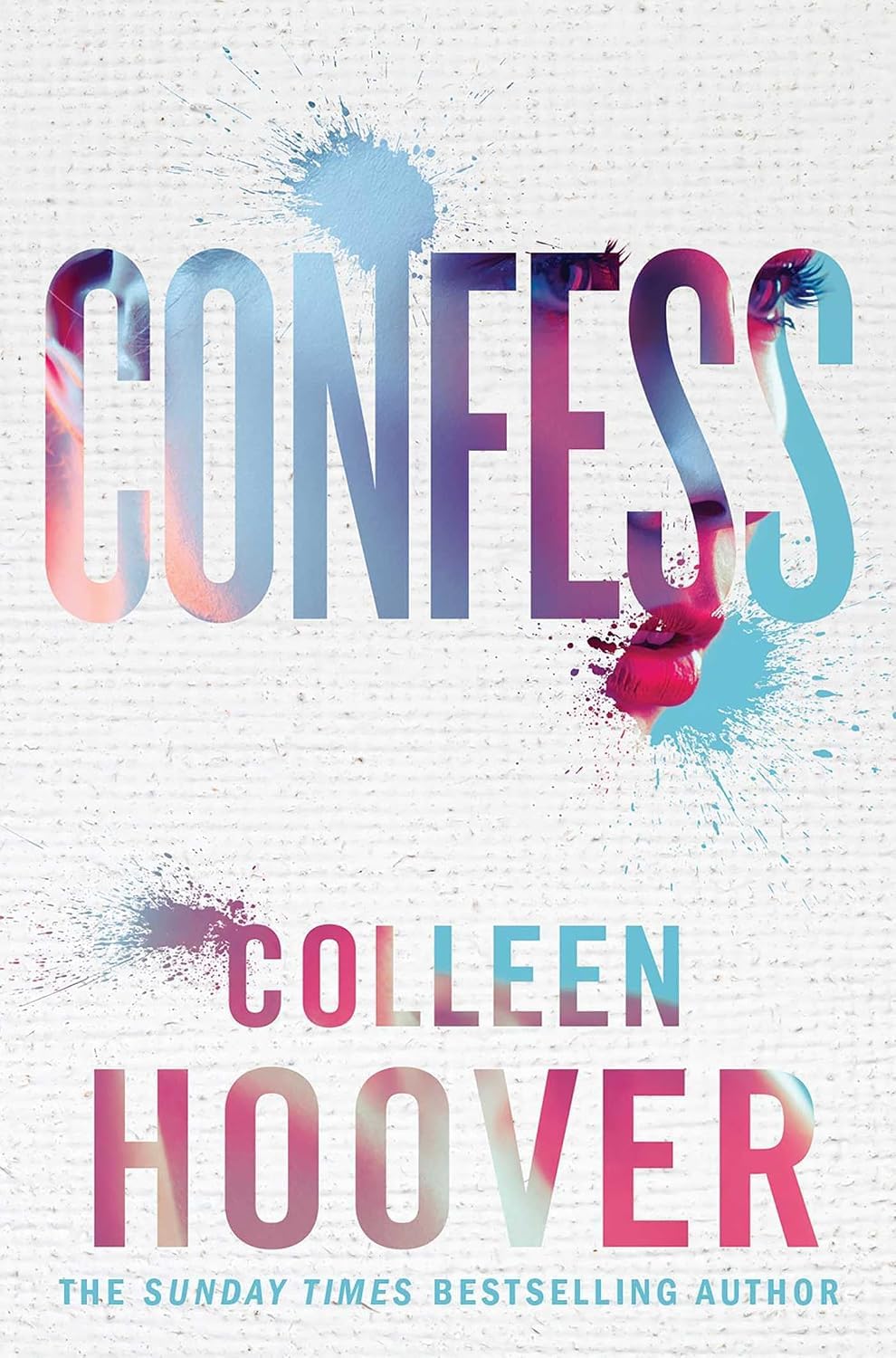 Without Merit and Confess paperback covers from the Colleen Hoover collection set