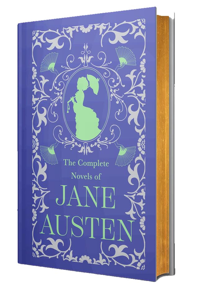 Front cover of The Complete Novels of Jane Austen leatherbound single-volume edition