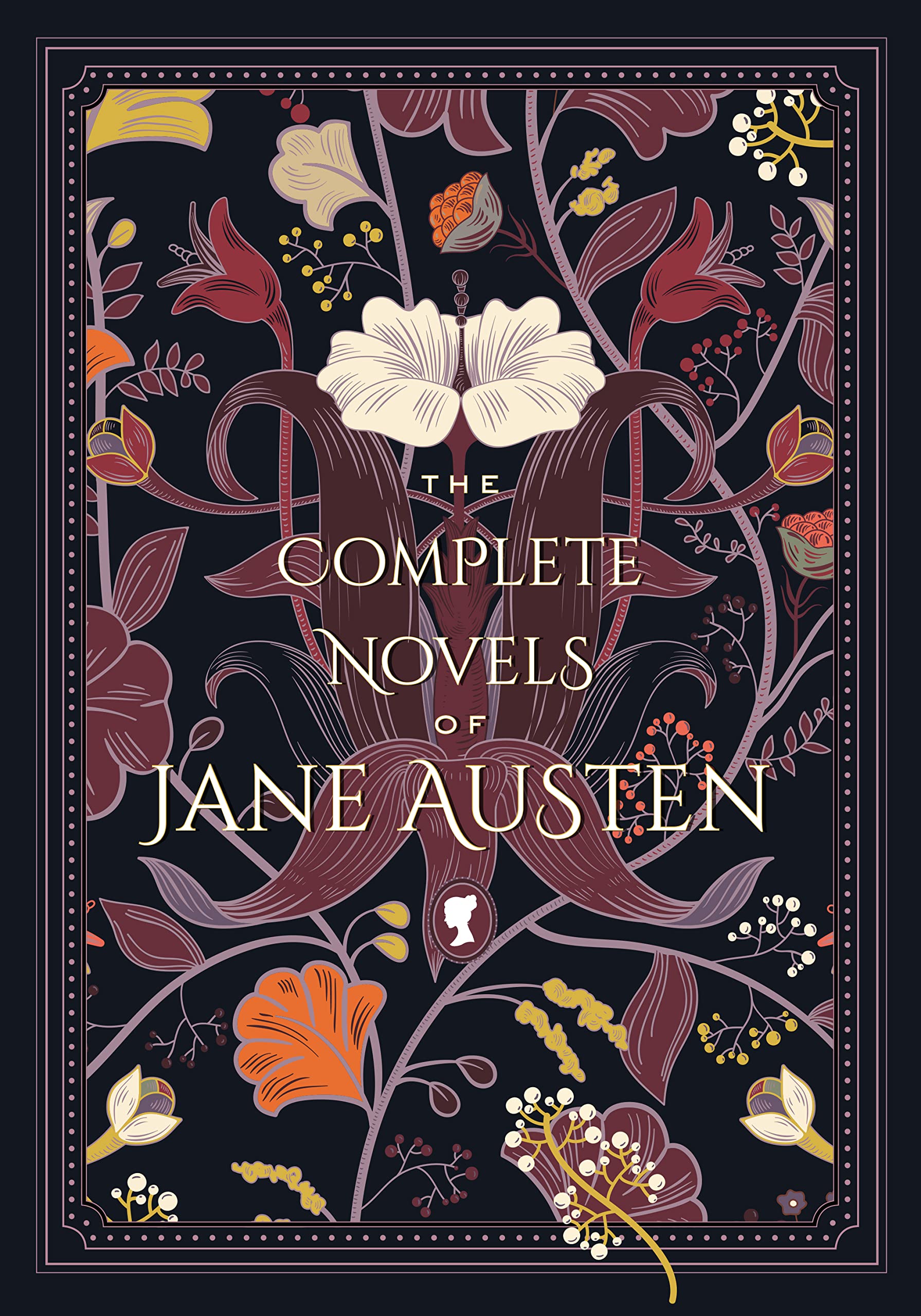 Front cover of The Complete Novels of Jane Austen hardcover, Timeless Classics edition containing all seven Austen novels