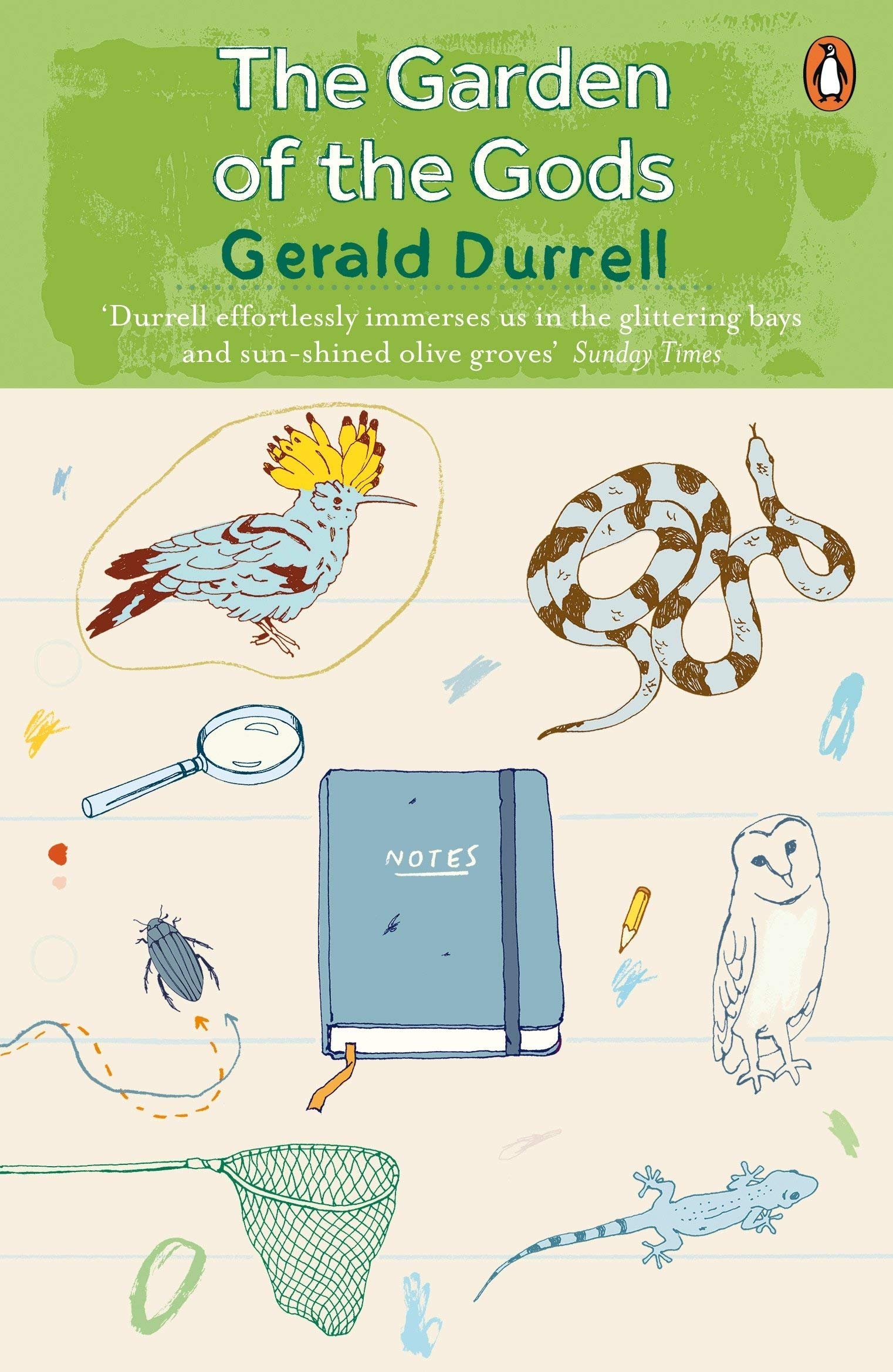 All three Corfu Trilogy paperbacks by Gerald Durrell fanned out showing spines and covers