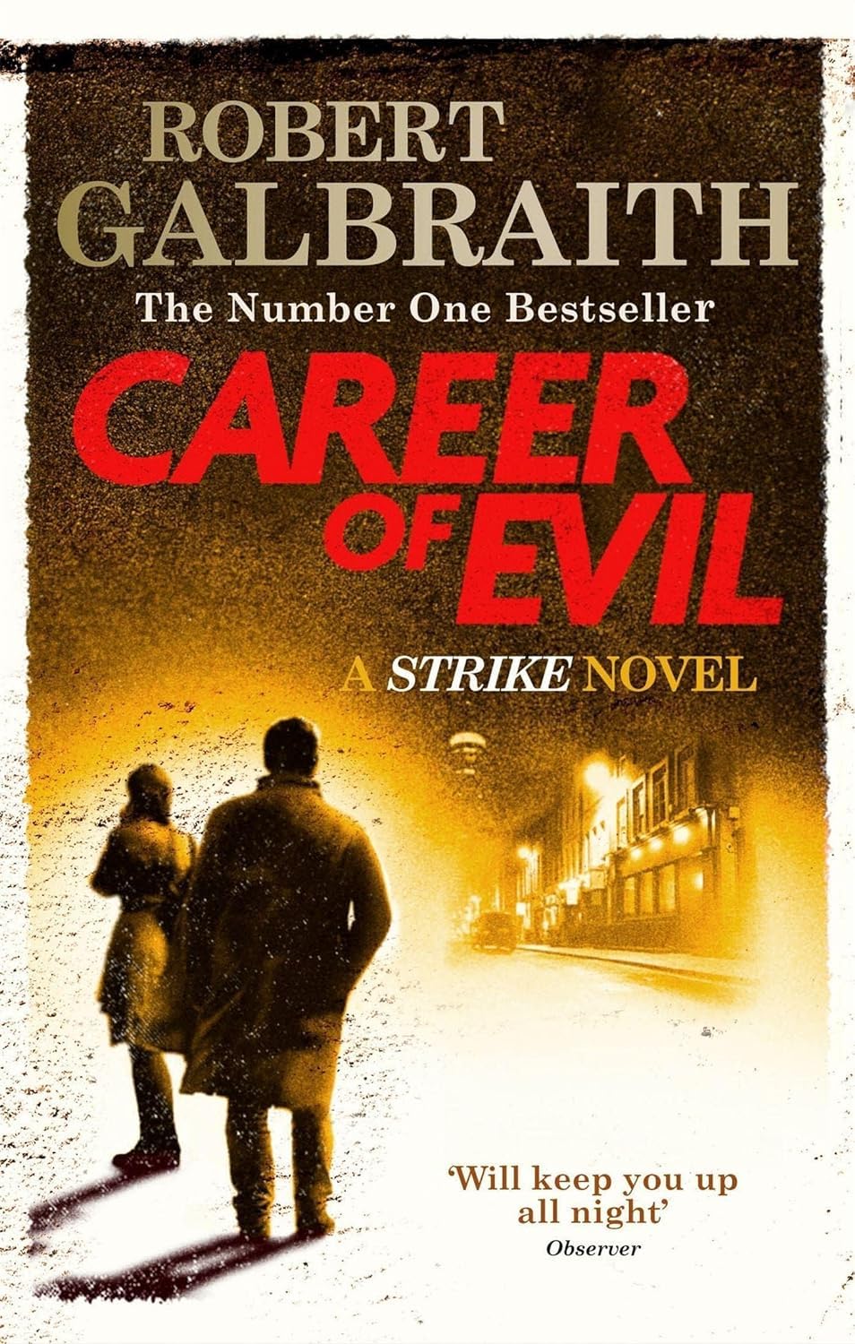 Lethal White paperback front cover, book 4 in the Cormoran Strike series