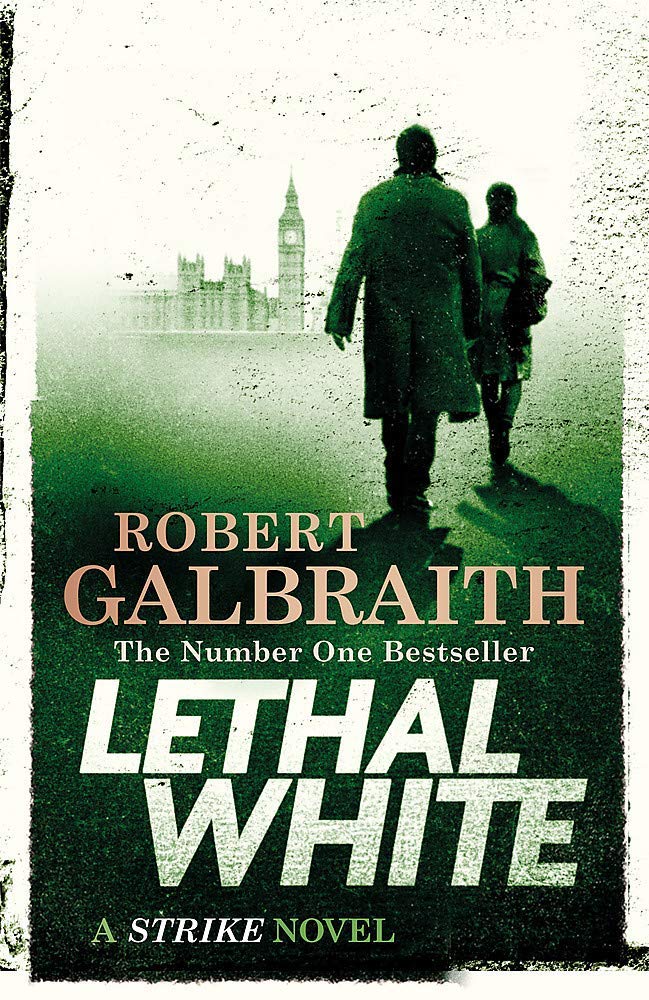 Back covers of the Cormoran Strike paperback collection set by Robert Galbraith showing the complete fiction series