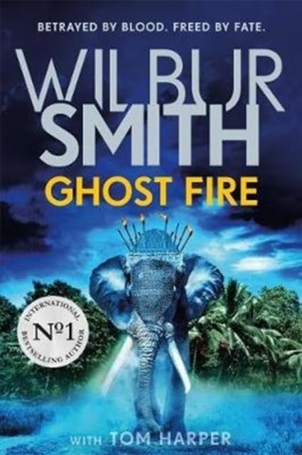Ghost Fire by Wilbur Smith, paperback cover, Courtney Family Novels series