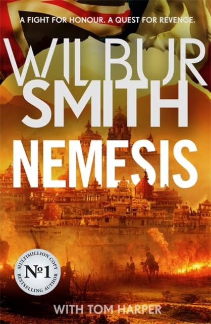 Nemesis by Wilbur Smith, paperback cover, Courtney Family Novels series