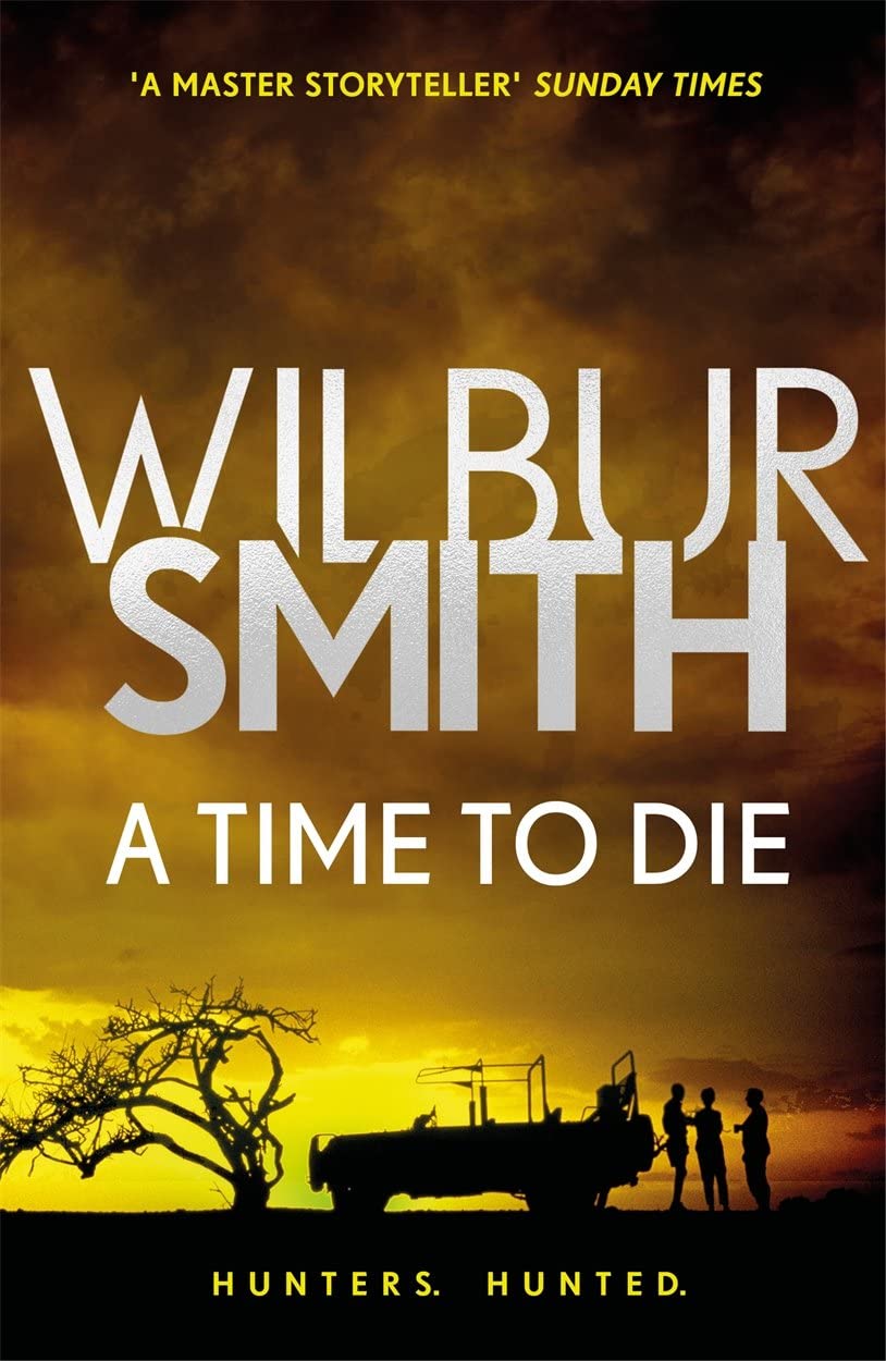 Close-up of the paperback spines and titles in The Courtney Series 13-book collection set by Wilbur Smith