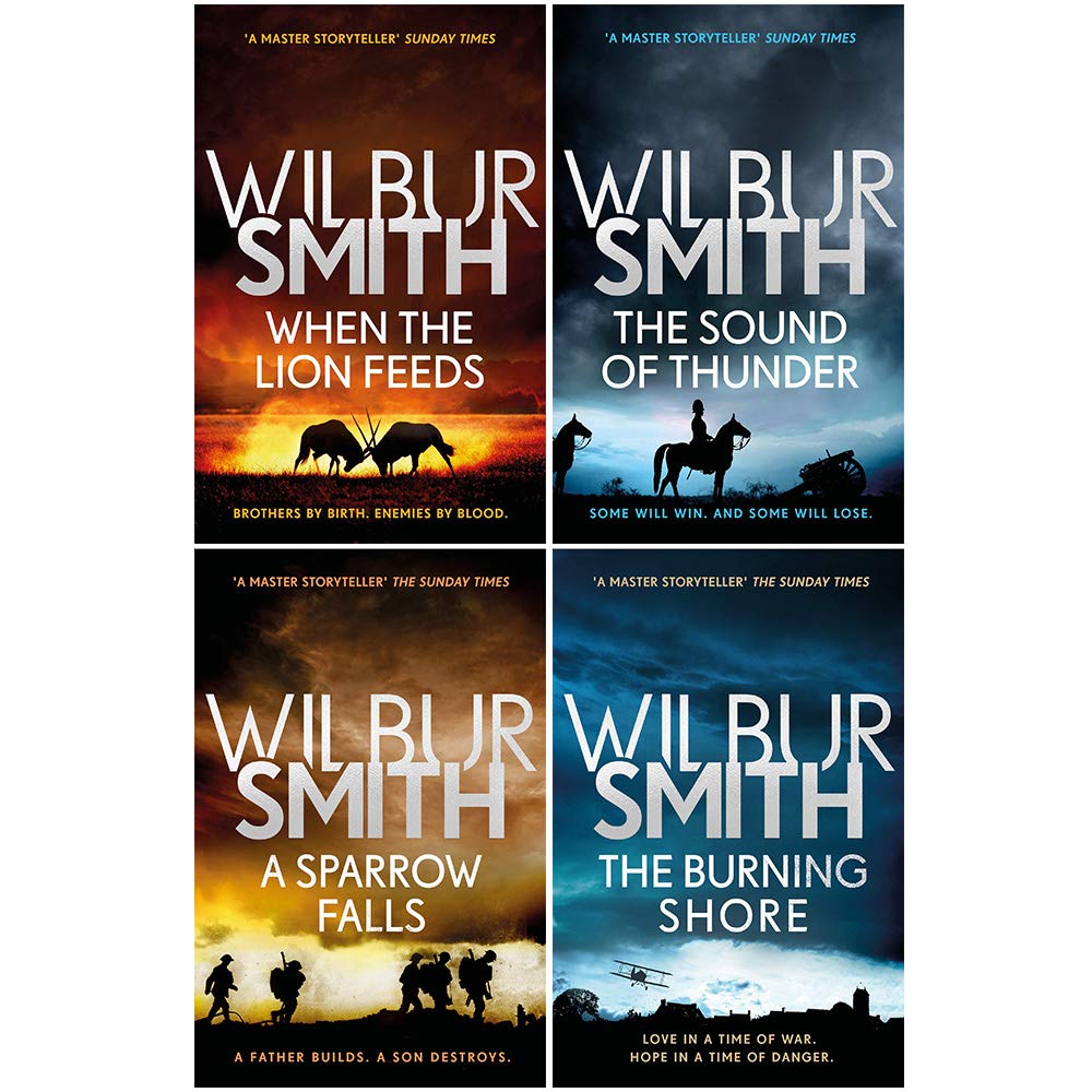 The Sound of Thunder by Wilbur Smith - paperback front cover, Courtney Series book 2