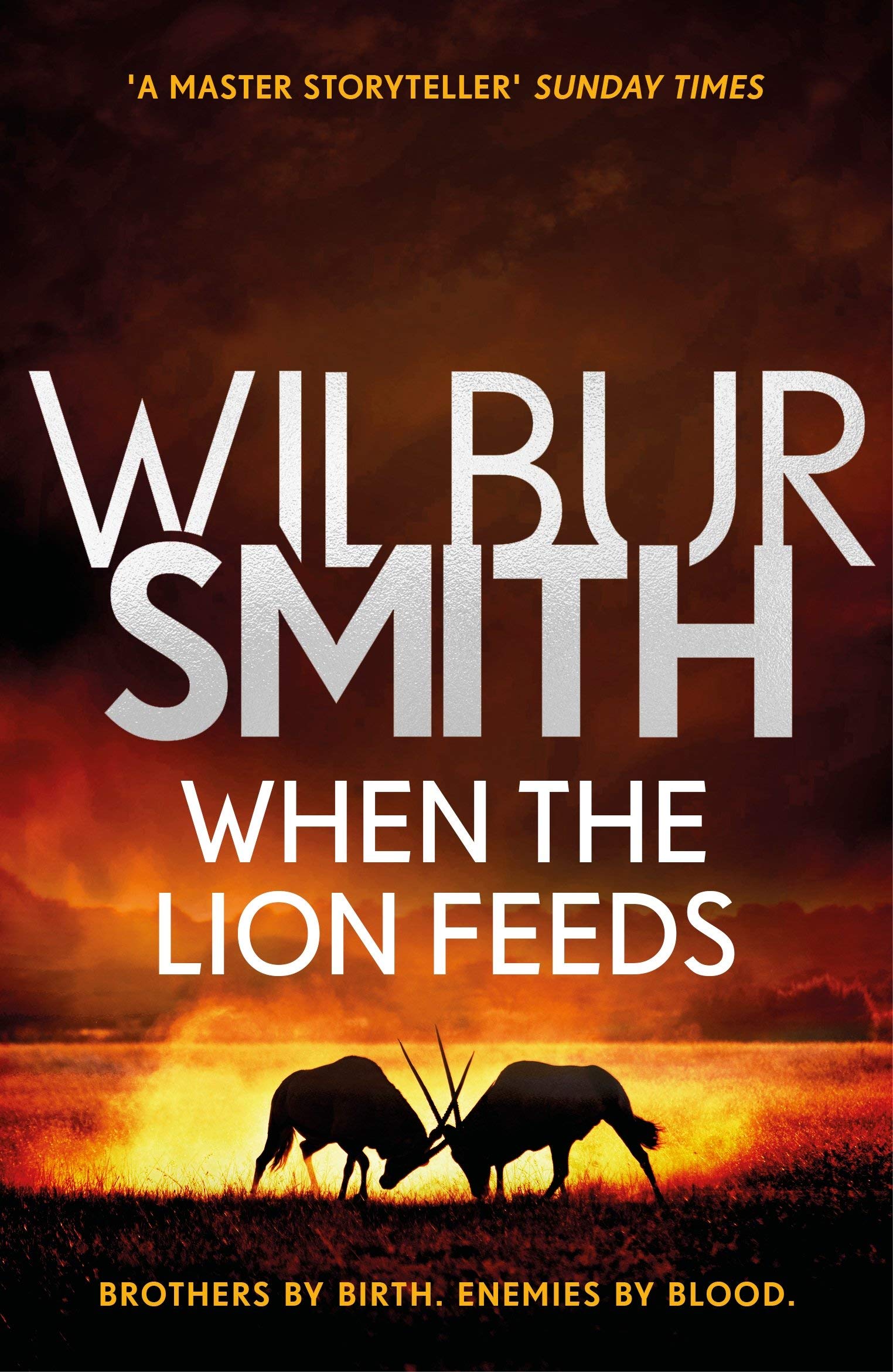A Sparrow Falls by Wilbur Smith - paperback front cover, Courtney Series book 3