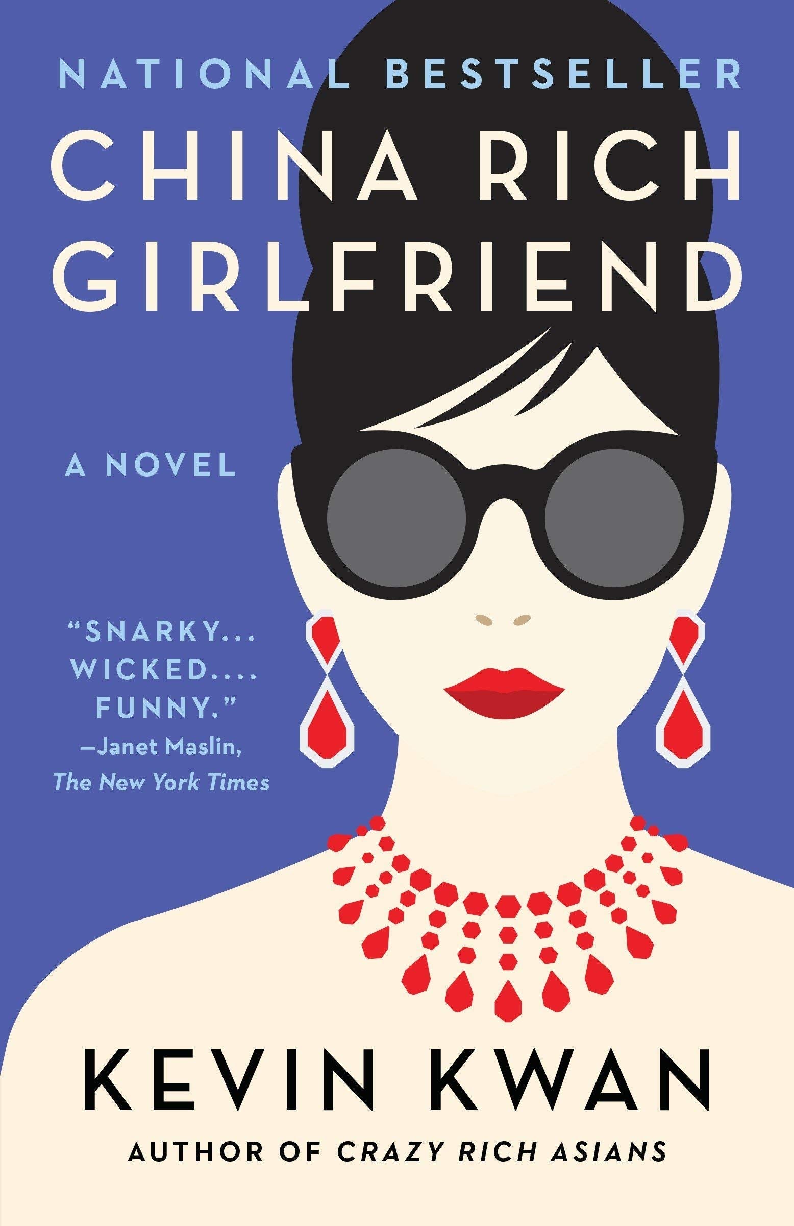 Crazy Rich Asians and China Rich Girlfriend 2 books paperback collection set by Kevin Kwan shown together