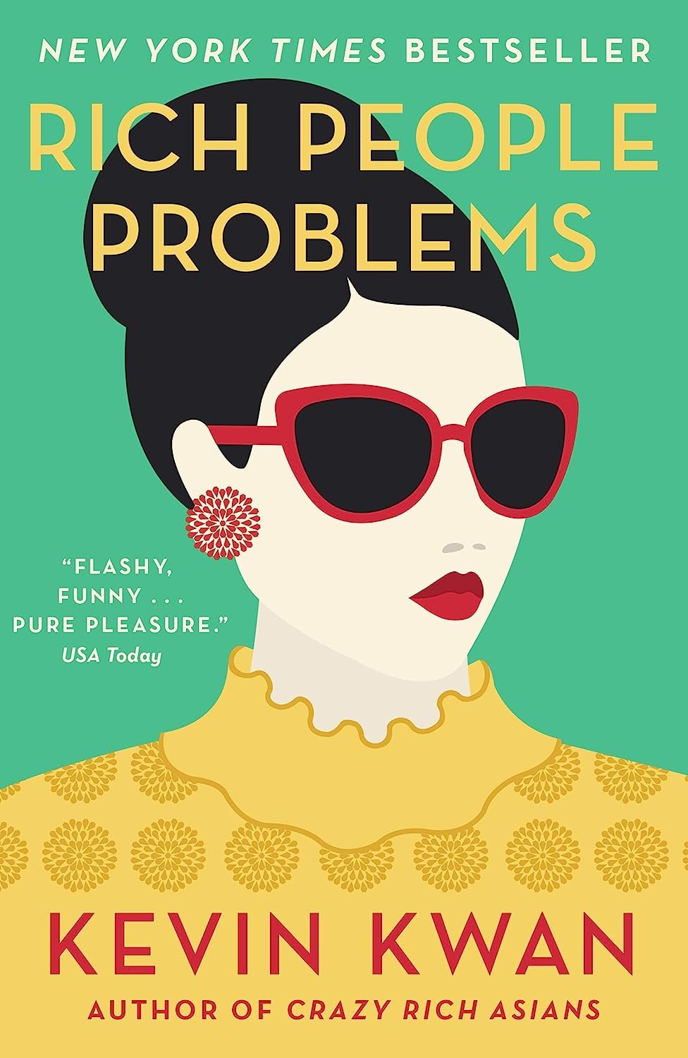 Full title page detail of the Crazy Rich Asians trilogy paperback collection set
