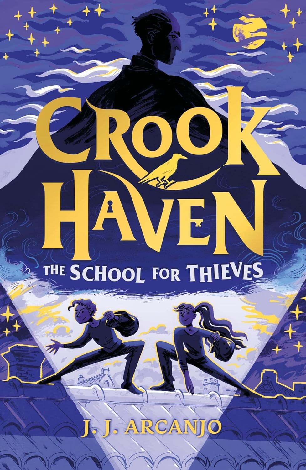 Crookhaven 4 book paperback set spines and back covers showing The Forgotten Maze and The Island Heist