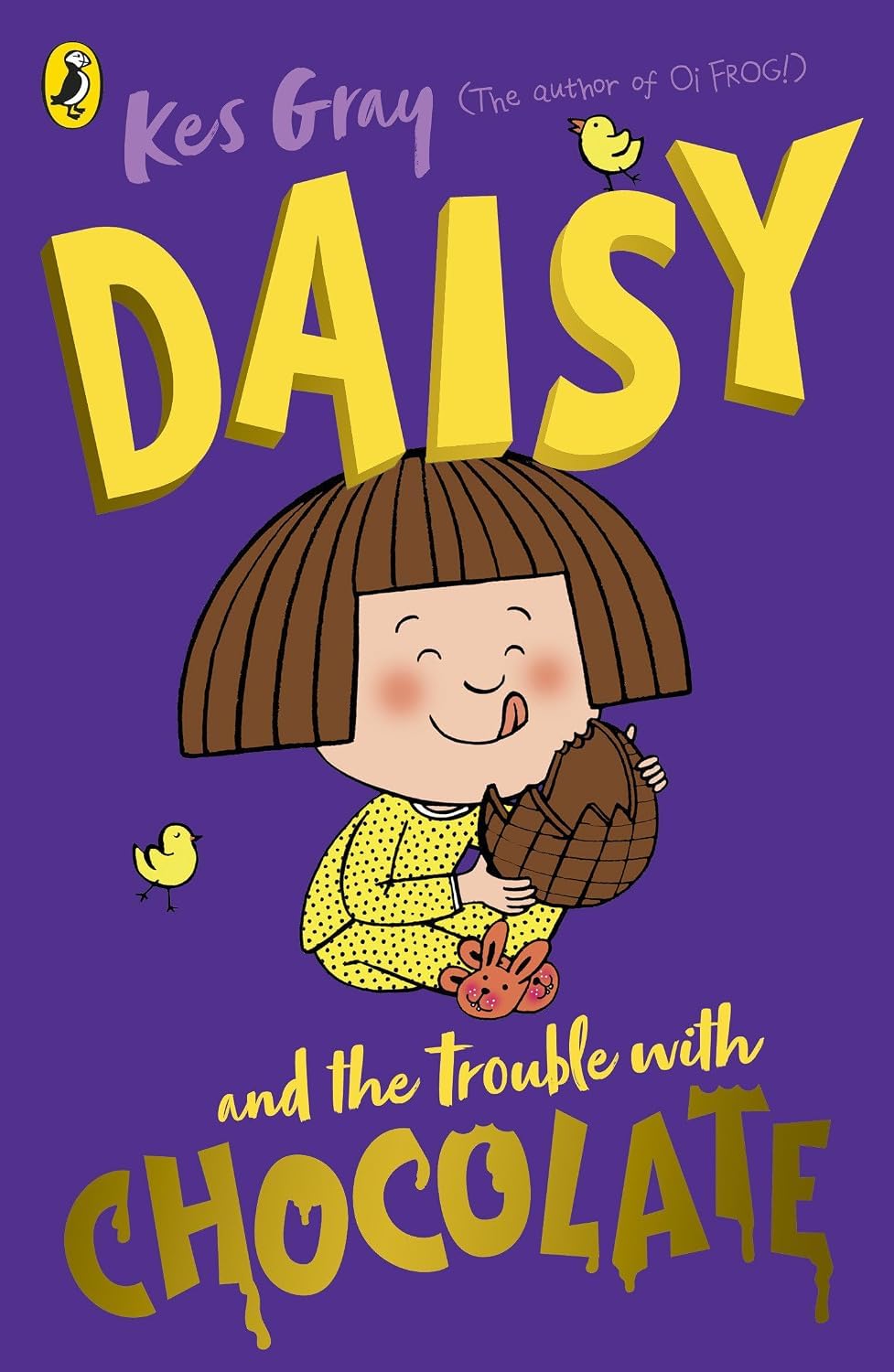 Daisy and the Trouble with Unicorns and Daisy and the Trouble with London paperback book covers by Kes Gray