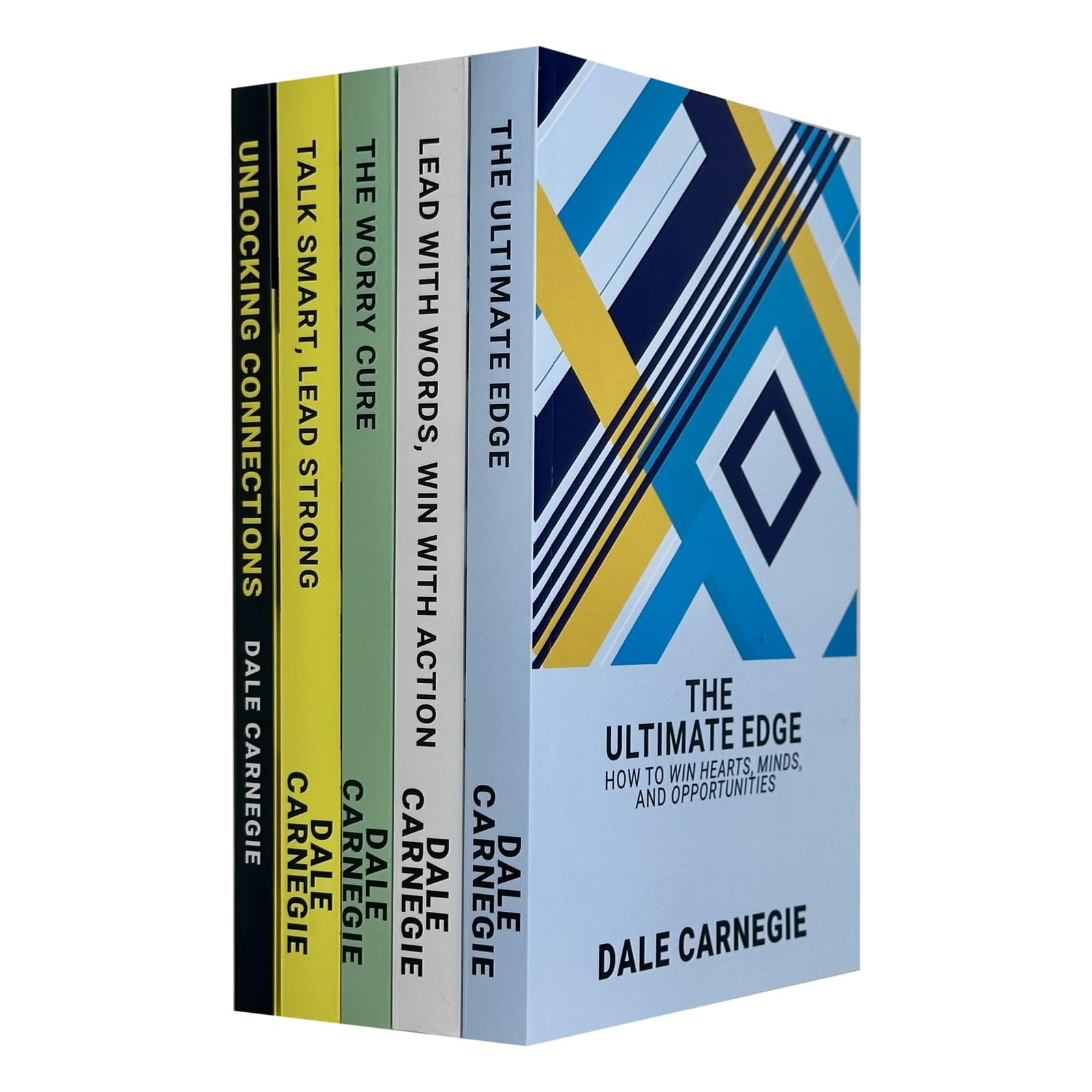 Front cover of Unlocking Connections by Dale Carnegie, paperback edition from the 5 book collection set