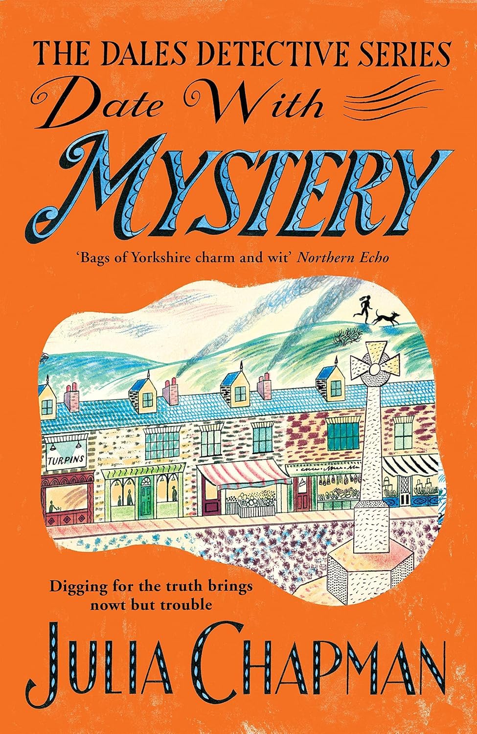 Dales Detective Series paperback cover - Date with Poison by Julia Chapman, book 4 of 10 in the Yorkshire cozy mystery collection
