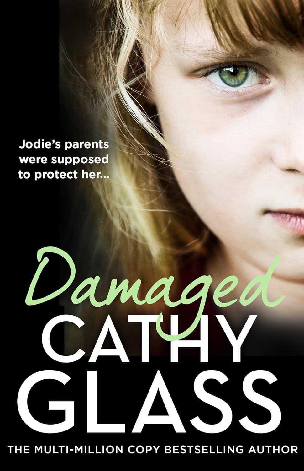 Damaged and Unsafe by Cathy Glass 2 book paperback set fanned out together
