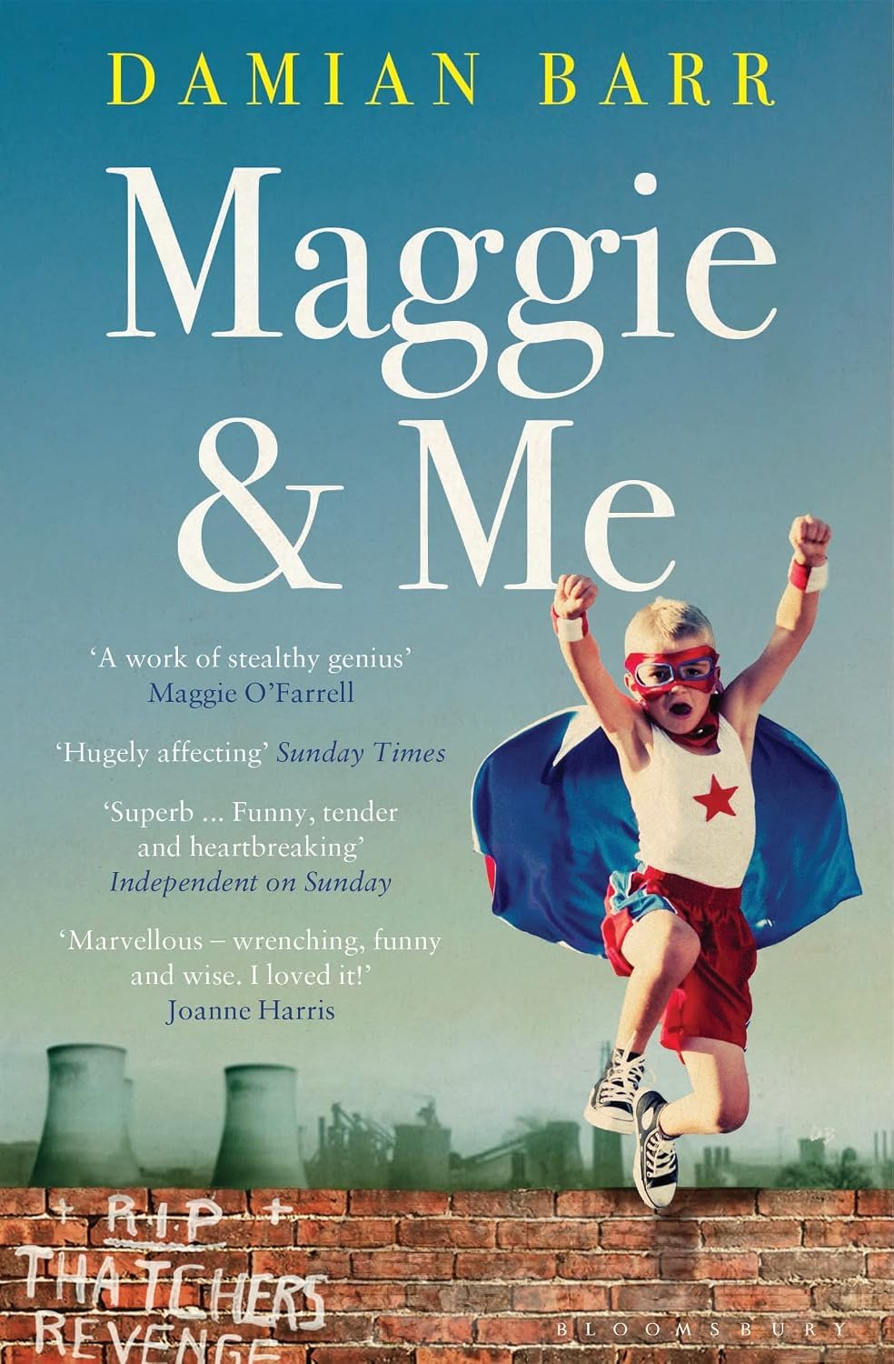Maggie & Me by Damian Barr paperback cover, memoir of a Scottish childhood in the Thatcher era