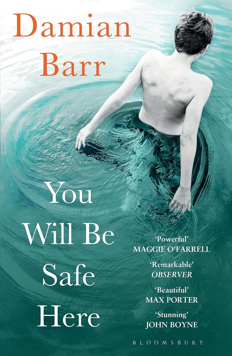 You Will Be Safe Here by Damian Barr paperback cover, historical novel set in South Africa and the Boer War