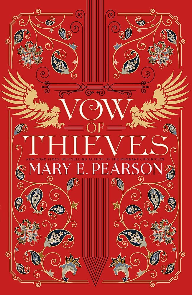 Back cover view of the Dance of Thieves series paperback set by Mary E. Pearson, showing synopsis and series branding.